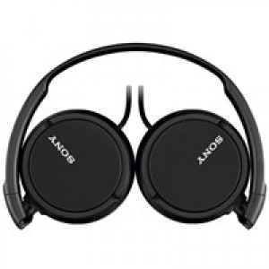 Casti Audio On Ear Sony MDR-ZX110B, Cu fir, jack 3.5mm, cablu 1.2m, negre